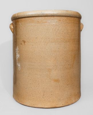 Six-Gallon Ohio Stoneware Eagle Crock, E PLURIBUS UNUM