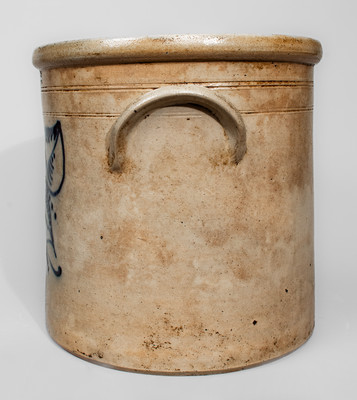 J. NORTON & CO: / BENNINGTON VT Five-Gallon Stoneware Crock, c1860