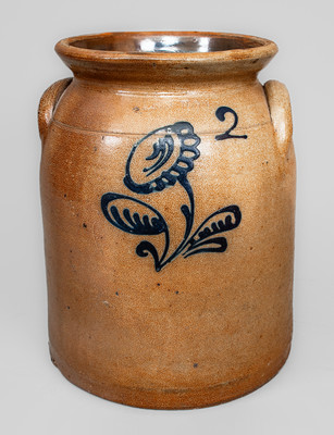 PENN YAN, New York Two-Gallon Stoneware Jar, circa 1860
