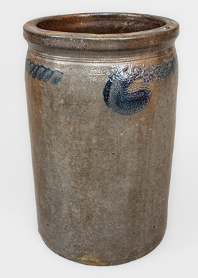 S. BELL & SON / STRASBURG, VA Two-Gallon Stoneware Jar, circa 1890