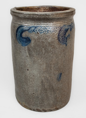 S. BELL & SON / STRASBURG, VA Two-Gallon Stoneware Jar, circa 1890