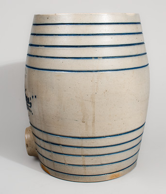 Four-Gallon OTTMAN BROS. & CO. / FORT EDWARD, NY Stoneware Water Cooler