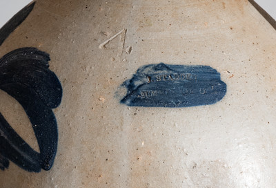 J. STADDEN / SUMMIT CO., Ohio Four-Gallon Stoneware Jug