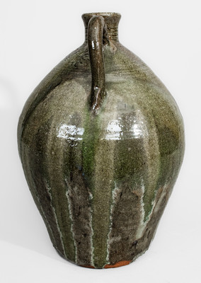 Double-Handled B.B. CRAIG / VALE, NC Stoneware Jug, circa 1975