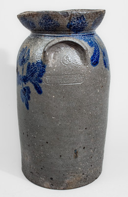 W.H. LEHEW & CO. / STRASBURG, VA Three-Gallon Stoneware Churn
