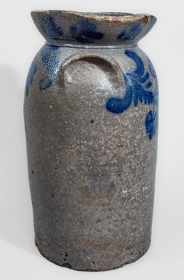 W.H. LEHEW & CO. / STRASBURG, VA Three-Gallon Stoneware Churn