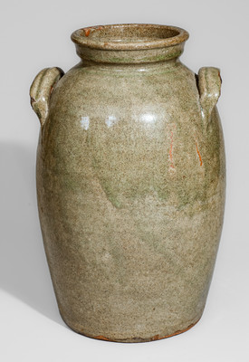 Alkaline-Glazed Upstate South Carolina Stoneware Jar, possibly Rich Williams