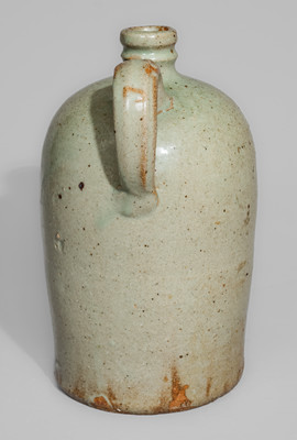 Exceedingly Rare CHANDLER MAKer / "Warranted Good" Half-Gallon Alkaline-Glazed Stoneware Jug