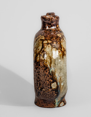 Exceptional Small-Sized Texas Stoneware Ring Jug, attrib. Jefferson S. Nash Pottery and/or Milligan Frazier