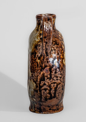 Exceptional Small-Sized Texas Stoneware Ring Jug, attrib. Jefferson S. Nash Pottery and/or Milligan Frazier