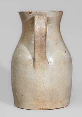 Extremely Rare and Fine Two-Color-Slip Stoneware Pitcher, Whelchel Family, Gaffney, SC area