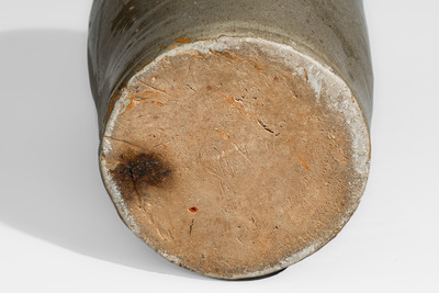 Extremely Rare CHANDLER / WARRANTED Alkaline-Glazed Stoneware Jug, Thomas Chandler, Edgefield District, SC
