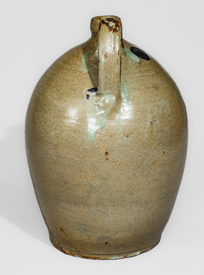 Fine J. P BODIE / MAKER Dated 1872 Stoneware Jug, Kirksey's Crossroads, Edgefield District, SC