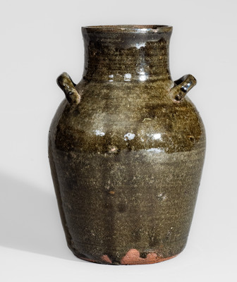 Extremely Rare attrib. Rich Williams, Gowensville Area, Greenville County, SC Stoneware Vase