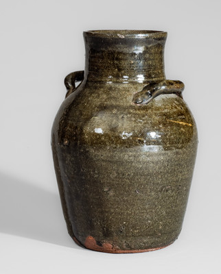 Extremely Rare attrib. Rich Williams, Gowensville Area, Greenville County, SC Stoneware Vase