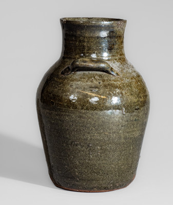 Extremely Rare attrib. Rich Williams, Gowensville Area, Greenville County, SC Stoneware Vase