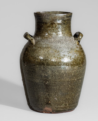 Extremely Rare attrib. Rich Williams, Gowensville Area, Greenville County, SC Stoneware Vase