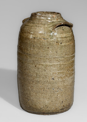 Rare Alkaline-Glazed Upstate SC Stoneware Canning Jar, second half 19th century