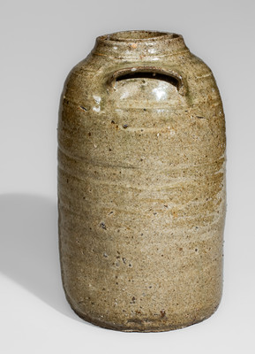 Rare Alkaline-Glazed Upstate SC Stoneware Canning Jar, second half 19th century