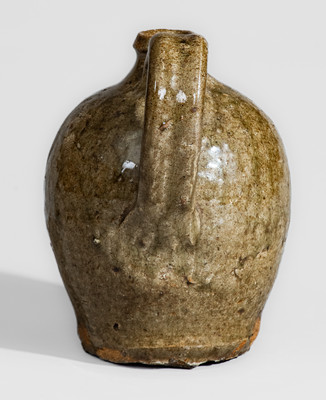 Scarce Small-Sized Stoneware Jug attrib. Thomas Owenby, Sr., Union District, SC, circa 1864