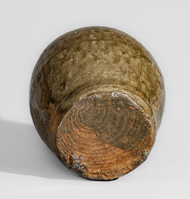 Scarce Small-Sized Stoneware Jug attrib. Thomas Owenby, Sr., Union District, SC, circa 1864