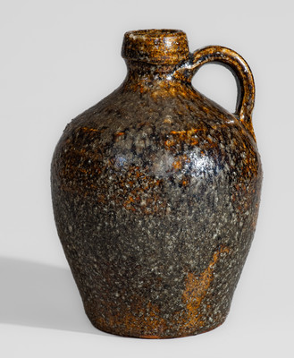 Small-Sized Buncombe County, NC Alkaline-Glazed Stoneware Jug, fourth quarter 19th century