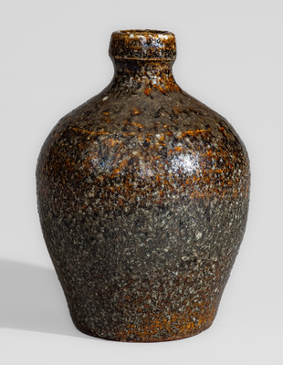 Small-Sized Buncombe County, NC Alkaline-Glazed Stoneware Jug, fourth quarter 19th century
