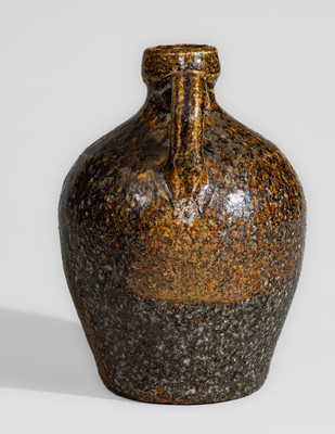 Small-Sized Buncombe County, NC Alkaline-Glazed Stoneware Jug, fourth quarter 19th century