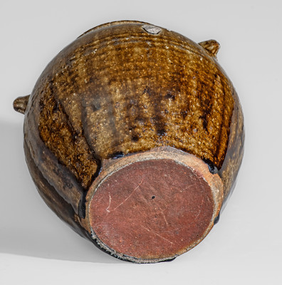 Small-Sized Alkaline-Glazed Stoneware Jar attrib. Stone or Penland Family, Buncombe County, NC