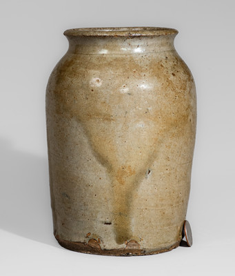 Edgefield District, South Carolina Stoneware Jar, second quarter 19th century