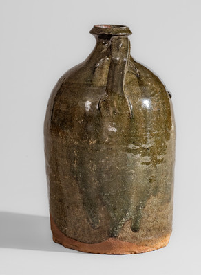 Upstate SC Alkaline-Glazed Stoneware Jug, possibly Rich Williams, Greenville County
