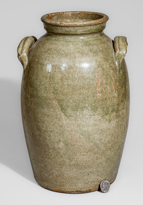 Alkaline-Glazed Upstate South Carolina Stoneware Jar, possibly Rich Williams