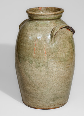Alkaline-Glazed Upstate South Carolina Stoneware Jar, possibly Rich Williams