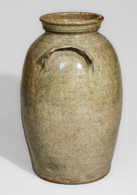 Alkaline-Glazed Upstate South Carolina Stoneware Jar, possibly Rich Williams