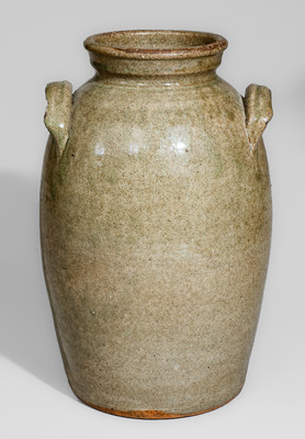 Alkaline-Glazed Upstate South Carolina Stoneware Jar, possibly Rich Williams