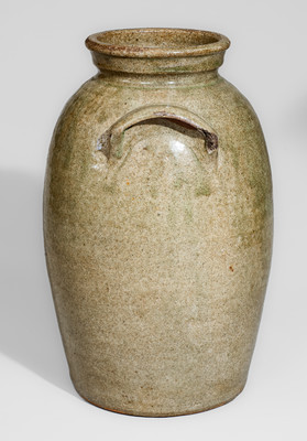 Alkaline-Glazed Upstate South Carolina Stoneware Jar, possibly Rich Williams