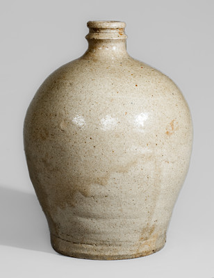 Small-Sized attrib. Amos Landrum, Shaw's Creek, Edgefield District, SC Jug w/ Impressed Cross