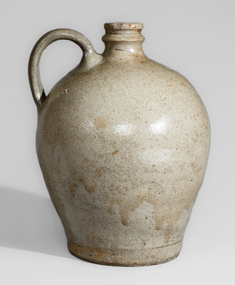 Small-Sized attrib. Amos Landrum, Shaw's Creek, Edgefield District, SC Jug w/ Impressed Cross