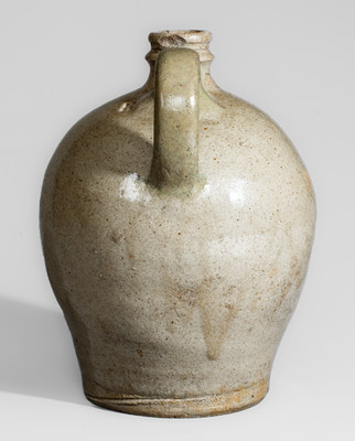 Small-Sized attrib. Amos Landrum, Shaw's Creek, Edgefield District, SC Jug w/ Impressed Cross