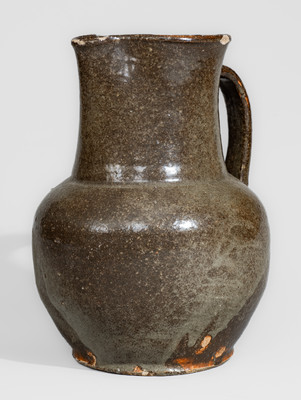 Stoneware Pitcher attrib. Lewis Miles's Stony Bluff Manufactory, Horse Creek Valley, Edgefield District, SC