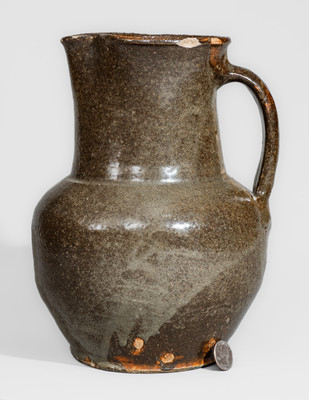 Stoneware Pitcher attrib. Lewis Miles's Stony Bluff Manufactory, Horse Creek Valley, Edgefield District, SC