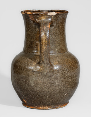 Stoneware Pitcher attrib. Lewis Miles's Stony Bluff Manufactory, Horse Creek Valley, Edgefield District, SC