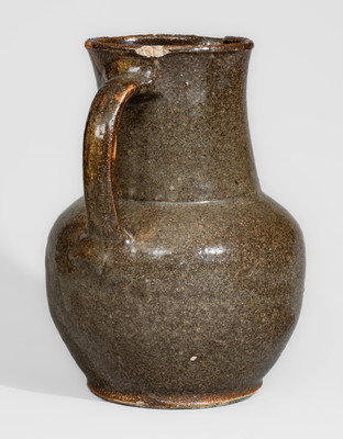 Stoneware Pitcher attrib. Lewis Miles's Stony Bluff Manufactory, Horse Creek Valley, Edgefield District, SC