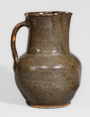 Stoneware Pitcher attrib. Lewis Miles's Stony Bluff Manufactory, Horse Creek Valley, Edgefield District, SC