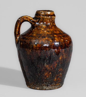 Small-Sized Buncombe County, NC Alkaline-Glazed Stoneware Jug, fourth quarter 19th century