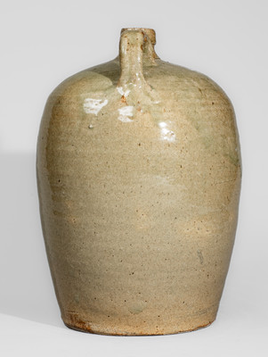 Attrib. B.F. Landrum Pottery, Horse Creek Valley, Edgefield District, SC Stoneware Jug w/ Punctates