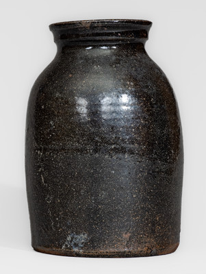 Very Rare Stoneware Jar by African-American Potter RICH WILLIAMS, Greenville County, SC