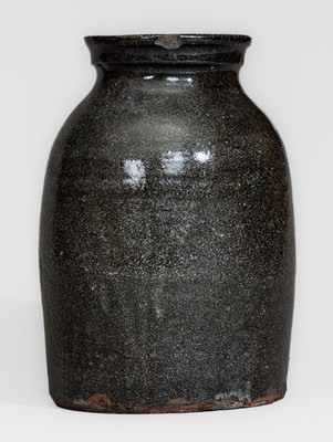 Very Rare Stoneware Jar by African-American Potter RICH WILLIAMS, Greenville County, SC