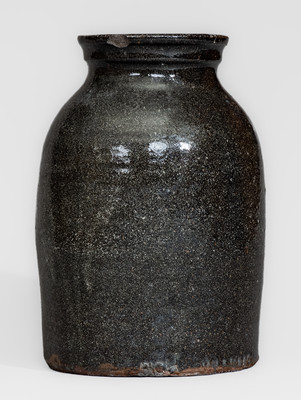 Very Rare Stoneware Jar by African-American Potter RICH WILLIAMS, Greenville County, SC