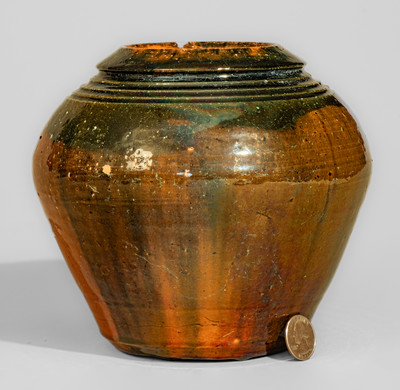 Scarce J.H. OWEN (Seagrove, NC) Art Pottery Vase, early 20th century
